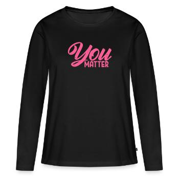 Social Worker Social Worker Social Pedagogue - Women's Premium Organic Long Sleeve Shirt - black - Front - Julia (174cm)