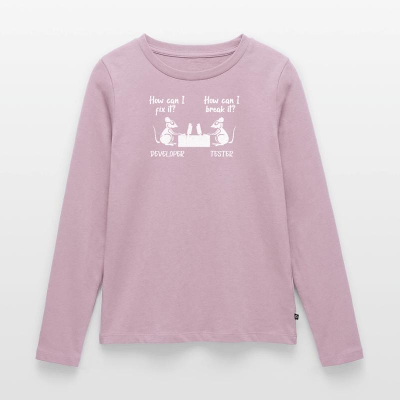 software developer Women's Premium Organic Long Sleeve Shirt