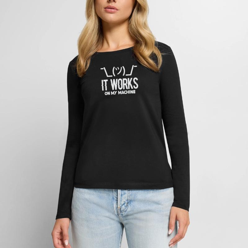 Programmierer Programmieren Coder Code Geschenk Frauen Premium Bio Langarmshirt