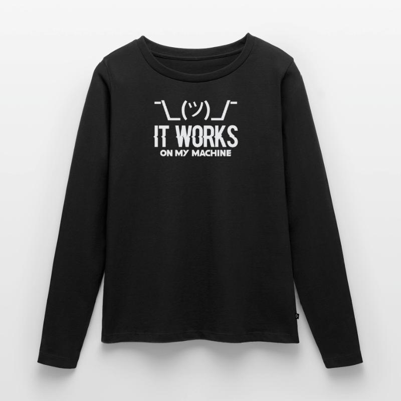 Programmierer Programmieren Coder Code Geschenk Frauen Premium Bio Langarmshirt