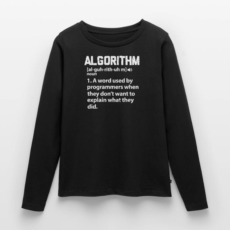 Cadeau de programmation codeur codeur programmeur T-shirt manches longues Premium bio Femme