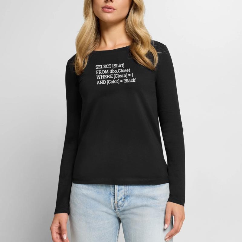 Cadeau de programmation codeur codeur programmeur T-shirt manches longues Premium bio Femme