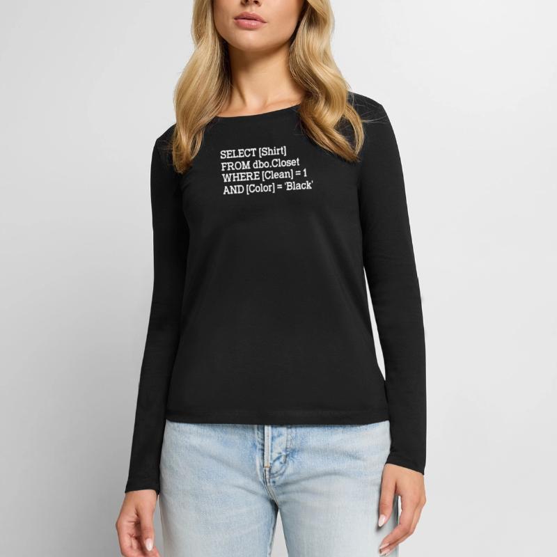 Programmierer Code Coder Programmieren Geschenk Frauen Premium Bio Langarmshirt