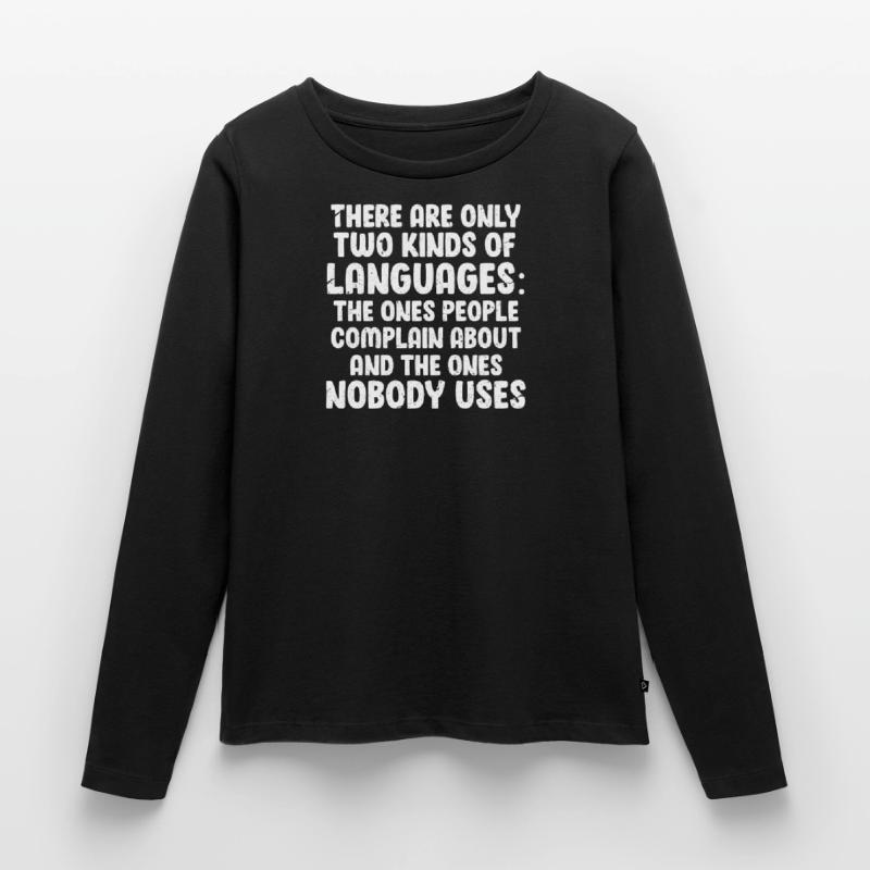 Programmierer Code Informatik Coder Programmieren Frauen Premium Bio Langarmshirt