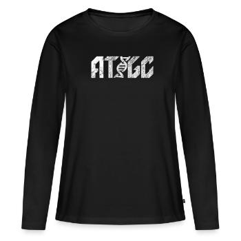 Biology science chemistry laboratory gift - Women's Premium Organic Long Sleeve Shirt - black - Front - Julia (174cm)