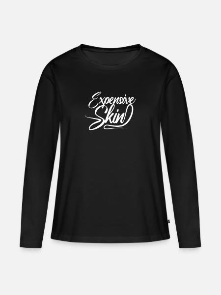 Tattoo - Frauen Premium Bio Langarmshirt - Schwarz
