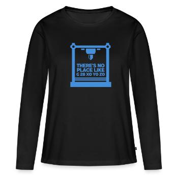 3d Drucker Filament Drucken 3d Druck Geschenk - Frauen Premium Bio Langarmshirt - Schwarz - Vorne - Julia (174cm)