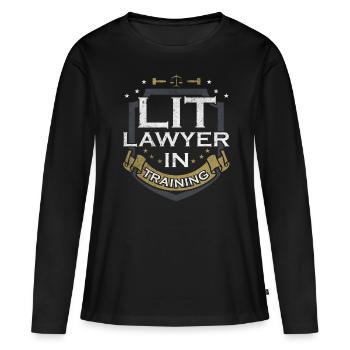 Avocat juriste avocat avocat - T-shirt manches longues Premium bio Femme - noir - Devant - Julia (174cm)