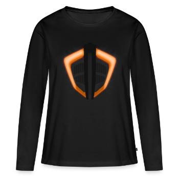 Motorcycle Mask 1290 - Women's Premium Organic Long Sleeve Shirt - black - Front - Julia (174cm)