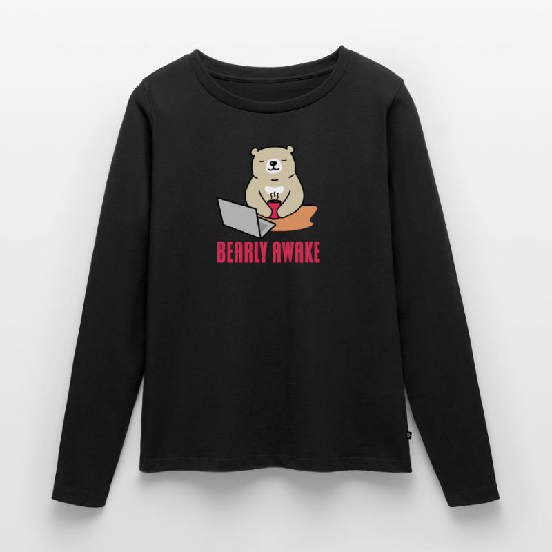 Programmierer Compuer Nerd Coder Software Geschenk Frauen Premium Bio Langarmshirt