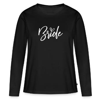 Junggesellinenabschied - Frauen Premium Bio Langarmshirt - Schwarz - Vorne - Julia (174cm)