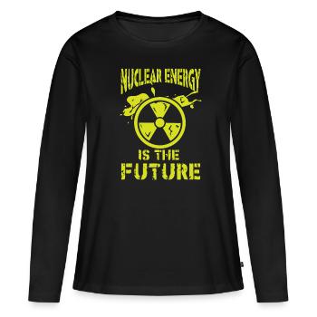 Nuclear Power Plant Nuclear Power Nuclear Climate Change - Women's Premium Organic Long Sleeve Shirt - black - Front - Julia (174cm)