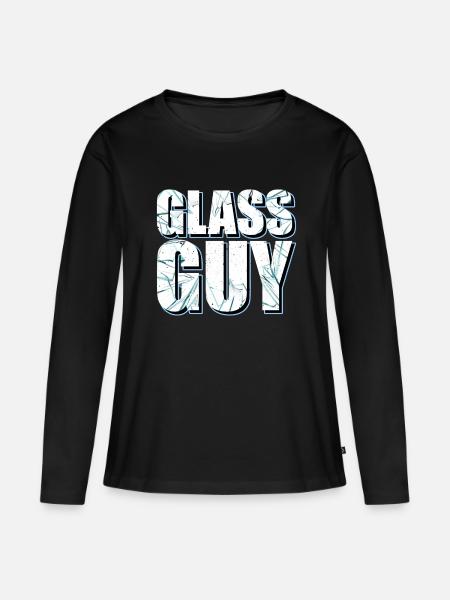 Glass Guy - Glassblowing - Frauen Premium Bio Langarmshirt - Schwarz