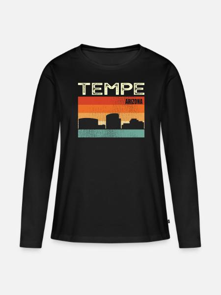 Tempe - Women's Premium Organic Long Sleeve Shirt - black