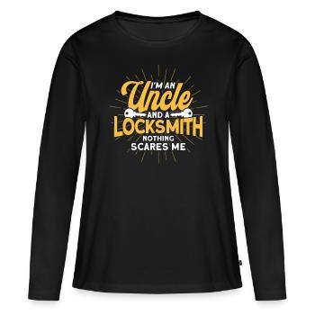 Locksmith Lock Picking Employee Locksmith - Women's Premium Organic Long Sleeve Shirt - black - Front - Julia (174cm)
