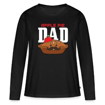 Apple pie - Women's Premium Organic Long Sleeve Shirt - black - Front - Julia (174cm)