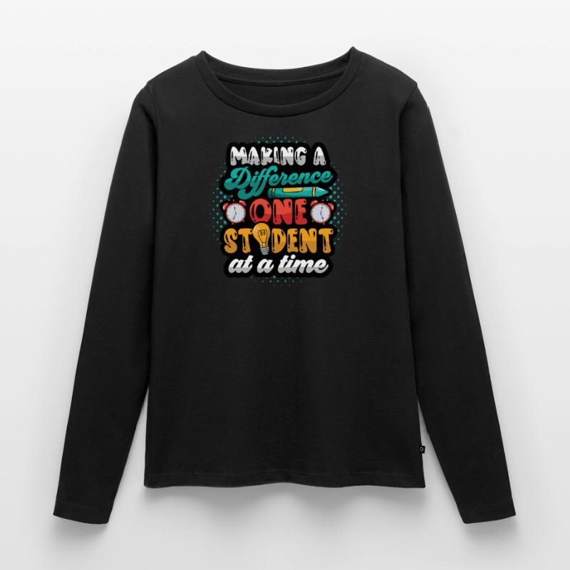 Making a difference Women's Premium Organic Long Sleeve Shirt