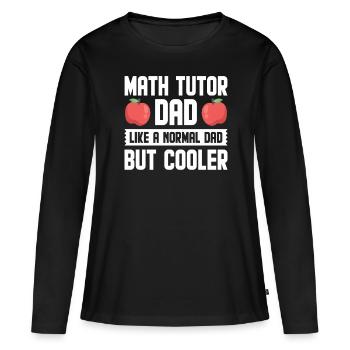 Tuteur Cadeau Tuteur - T-shirt manches longues Premium bio Femme - noir - Devant - Julia (174cm)