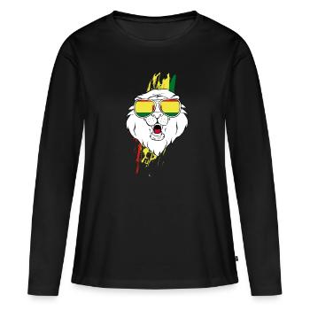 Bolivia - Women's Premium Organic Long Sleeve Shirt - black - Front - Julia (174cm)