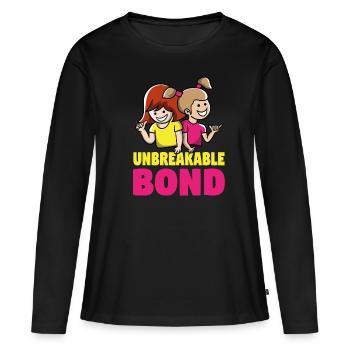Best Friends Best Buds Best Friend - Women's Premium Organic Long Sleeve Shirt - black - Front - Julia (174cm)