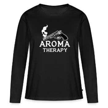 Weapons Fragrance Gift - Women's Premium Organic Long Sleeve Shirt - black - Front - Julia (174cm)