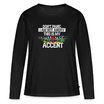 Égypte - T-shirt manches longues Premium bio Femme - noir - Devant - Julia (174cm)