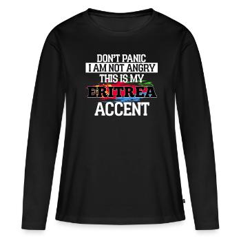 Égypte - T-shirt manches longues Premium bio Femme - noir - Devant - Julia (174cm)