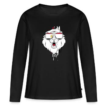 Égypte - T-shirt manches longues Premium bio Femme - noir - Devant - Julia (174cm)