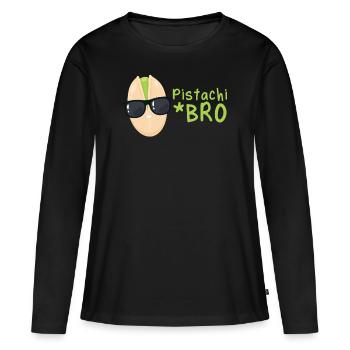 Kiwi - T-shirt manches longues Premium bio Femme - noir - Devant - Julia (174cm)