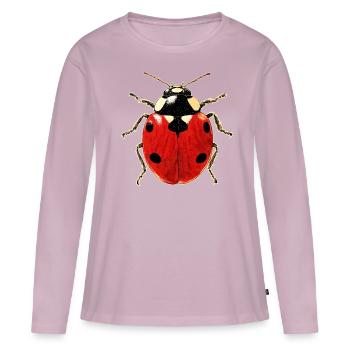Ladybug Ladybug Insects Colorful Cute Ladybugs - Women's Premium Organic Long Sleeve Shirt - dusky pink - Front - Julia (174cm)