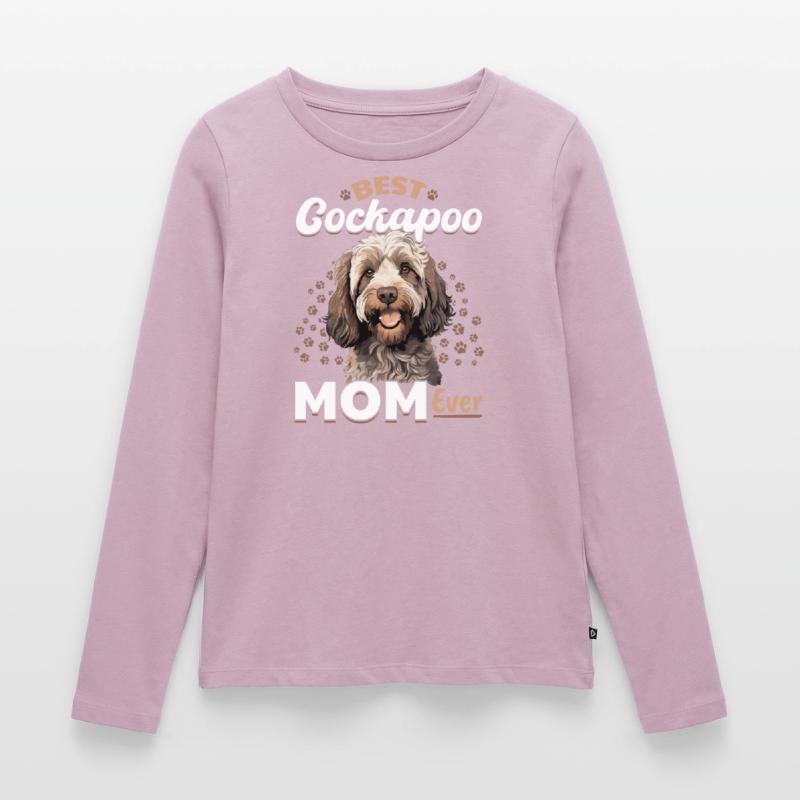 Cockapoo Dog Breeded Pet Best Cockapoo Mom ever T-shirt manches longues Premium bio Femme