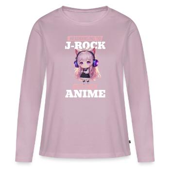 Anime & Music Kawaii - Women's Premium Organic Long Sleeve Shirt - dusky pink - Front - Julia (174cm)