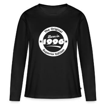 The class of 1996 - Women's Premium Organic Long Sleeve Shirt - black - Front - Julia (174cm)