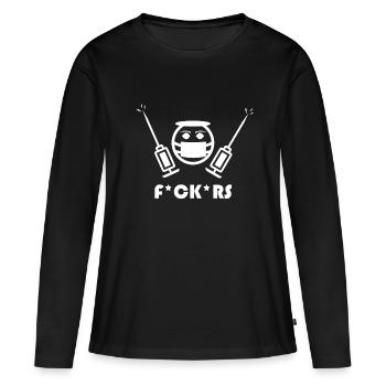The return of measures - Women's Premium Organic Long Sleeve Shirt - black - Front - Julia (174cm)
