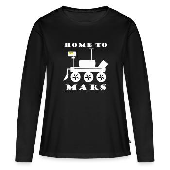 The Journey to All - Women's Premium Organic Long Sleeve Shirt - black - Front - Julia (174cm)