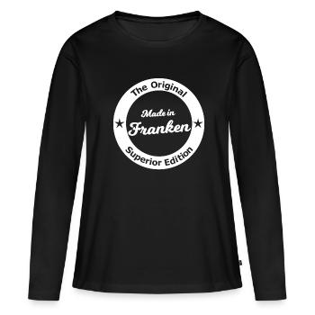 Le meilleur de Franconie - T-shirt manches longues Premium bio Femme - noir - Devant - Julia (174cm)