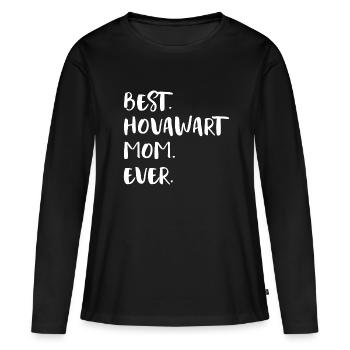 Hovawart Mom - Women's Premium Organic Long Sleeve Shirt - black - Front - Julia (174cm)