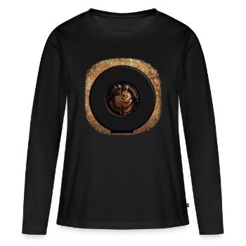 Hare in a hunter's scope - Women's Premium Organic Long Sleeve Shirt - black - Front - Julia (174cm)