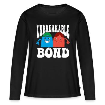 Best Friends Best Buds Best Friend - Women's Premium Organic Long Sleeve Shirt - black - Front - Julia (174cm)