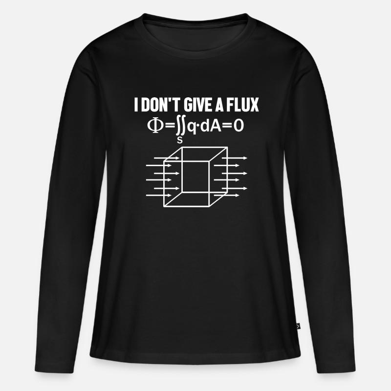 Physik Physiker - Frauen Premium Bio Langarmshirt - Schwarz