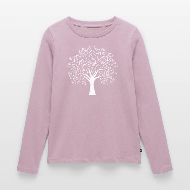 Programmer Binary Tree Women's Premium Organic Long Sleeve Shirt