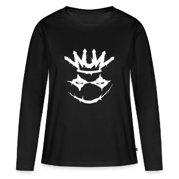 chrismas joker - Frauen Premium Bio Langarmshirt - Schwarz - Vorne - Julia (174cm)
