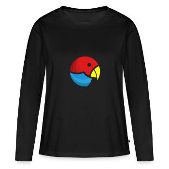 Parrot Petcontest Papagei - Frauen Premium Bio Langarmshirt - Schwarz - Vorne - Julia (174cm)