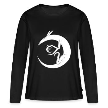 Rat Abstract Art Gift Idea Animals logo - Women's Premium Organic Long Sleeve Shirt - black - Front - Julia (174cm)