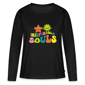 Best Friends Best Buds Best Friend - Women's Premium Organic Long Sleeve Shirt - black - Front - Julia (174cm)
