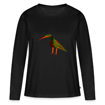 Fantasy Bird - Women's Premium Organic Long Sleeve Shirt - black - Front - Julia (174cm)