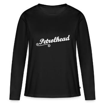 Tête d’essence - T-shirt manches longues Premium bio Femme - noir - Devant - Julia (174cm)