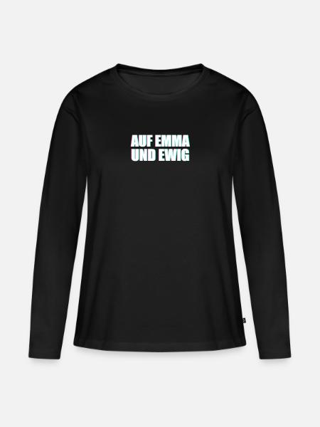 Drogen - Frauen Premium Bio Langarmshirt - Schwarz