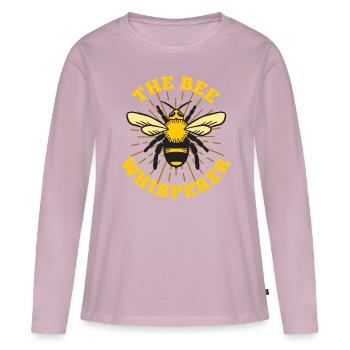 Biene Imker - Frauen Premium Bio Langarmshirt - Altrosa - Vorne - Julia (174cm)