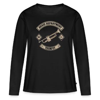 Trumpet - Women's Premium Organic Long Sleeve Shirt - black - Front - Julia (174cm)
